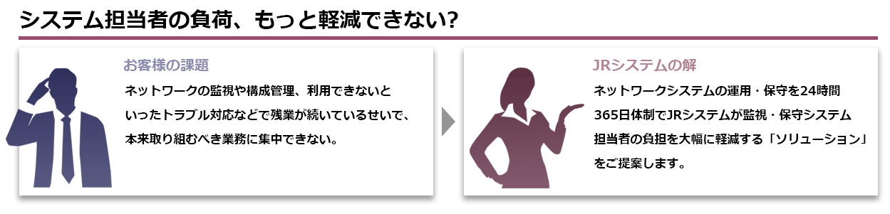 システム担当社の負荷、もっと軽減できない？